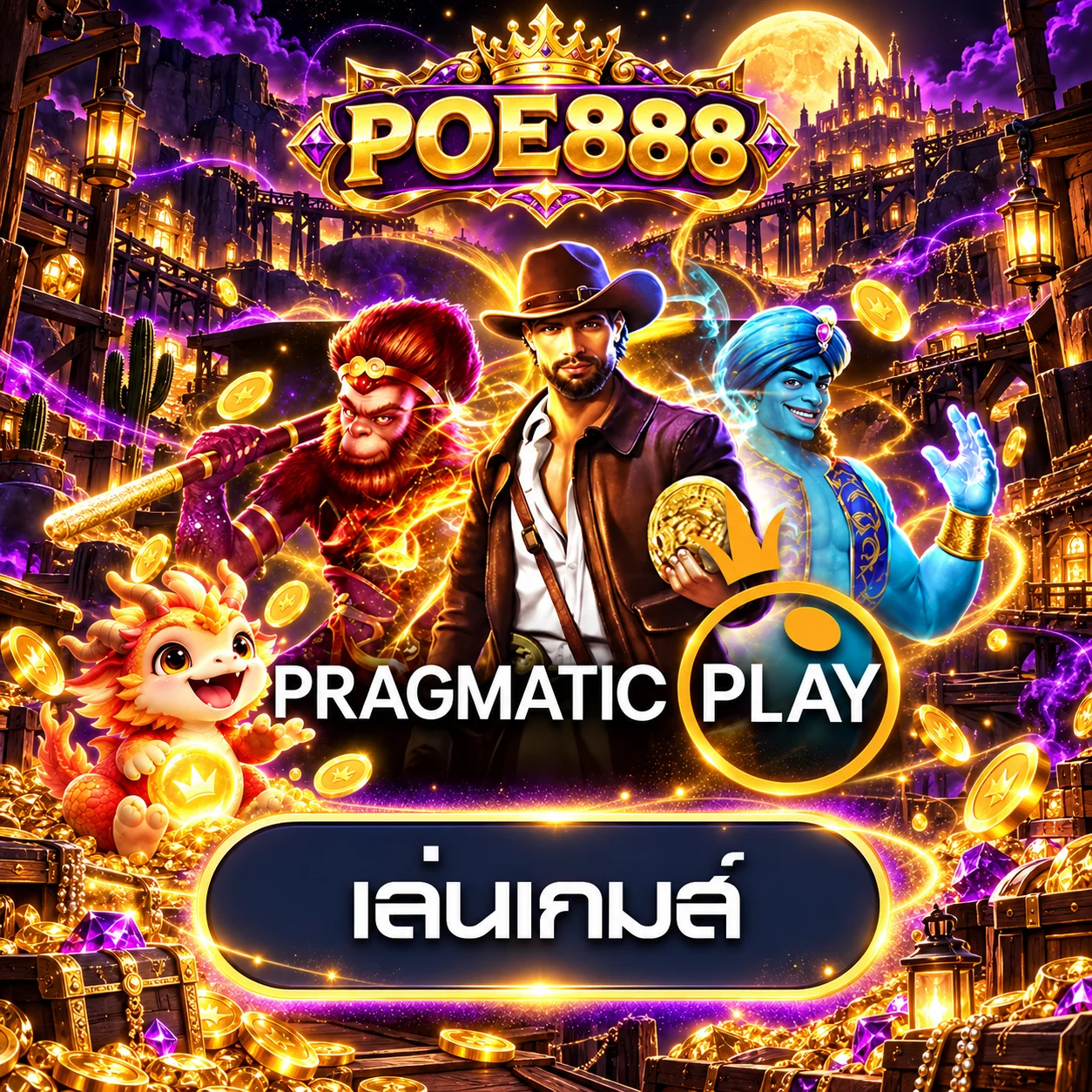 ทดลองเล่นเกม Pragmatic Play บน POE888